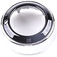 Benekar Front Fog Light Lamp Silver&black Cover Frame for Mitsubishi Outlander 2010-2013 8321A289 8321A290 (Right Cover)
