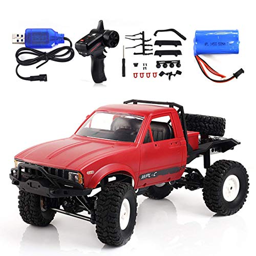 The perseids 1/16 2.4G 4WD Remote Control Car Off-Road Military Semi-Truck Vehicle RTR Gift for Kids