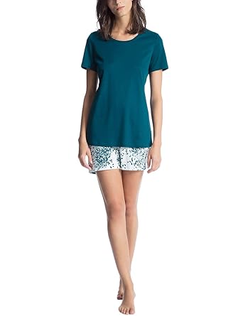 Calida Damen Zweiteiliger Schlafanzug Cosy Choice