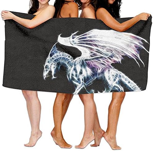 FASHT LL Unisex Awesome Cool Dragon Tribal Over-Sized Cotton Bath Beach Travel Towels 31x51 Inch