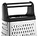 Elite Kitchenware Stainless Steel Box Grater, Julienne Peeler and Microplane Zester - 3 Piece Grater Peeler Slicer Utensils Set - Vegetable Peeler Potato Peeler - Shredder - Kitchen Tools & Gadgets