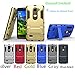 Moment Dextrad [Shockproof][Stand Feature] Dual Layer Armor Defender Shock Absorption Protective Cover for LG Leon/LG Tribute 2 (NOT Fit LG Tribute) (Luxury Gold)