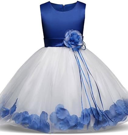 flower girl dresses with petals in the hem