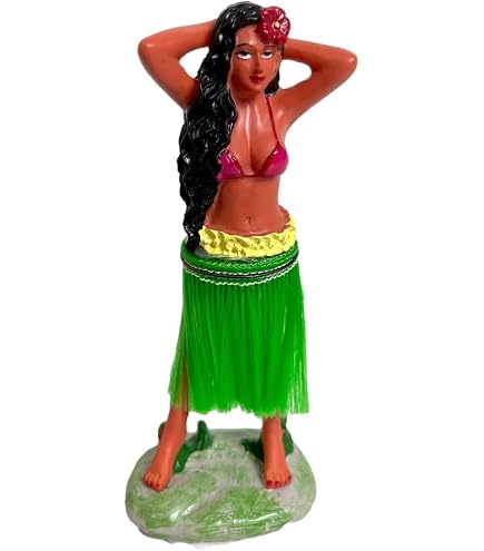 Poupée hawaïenne Hula Girl pour tableau de bord avec ukulélé, figurines Poupée hawaïenne Hula Girl pour tableau de bord avec ukulélé, figurines