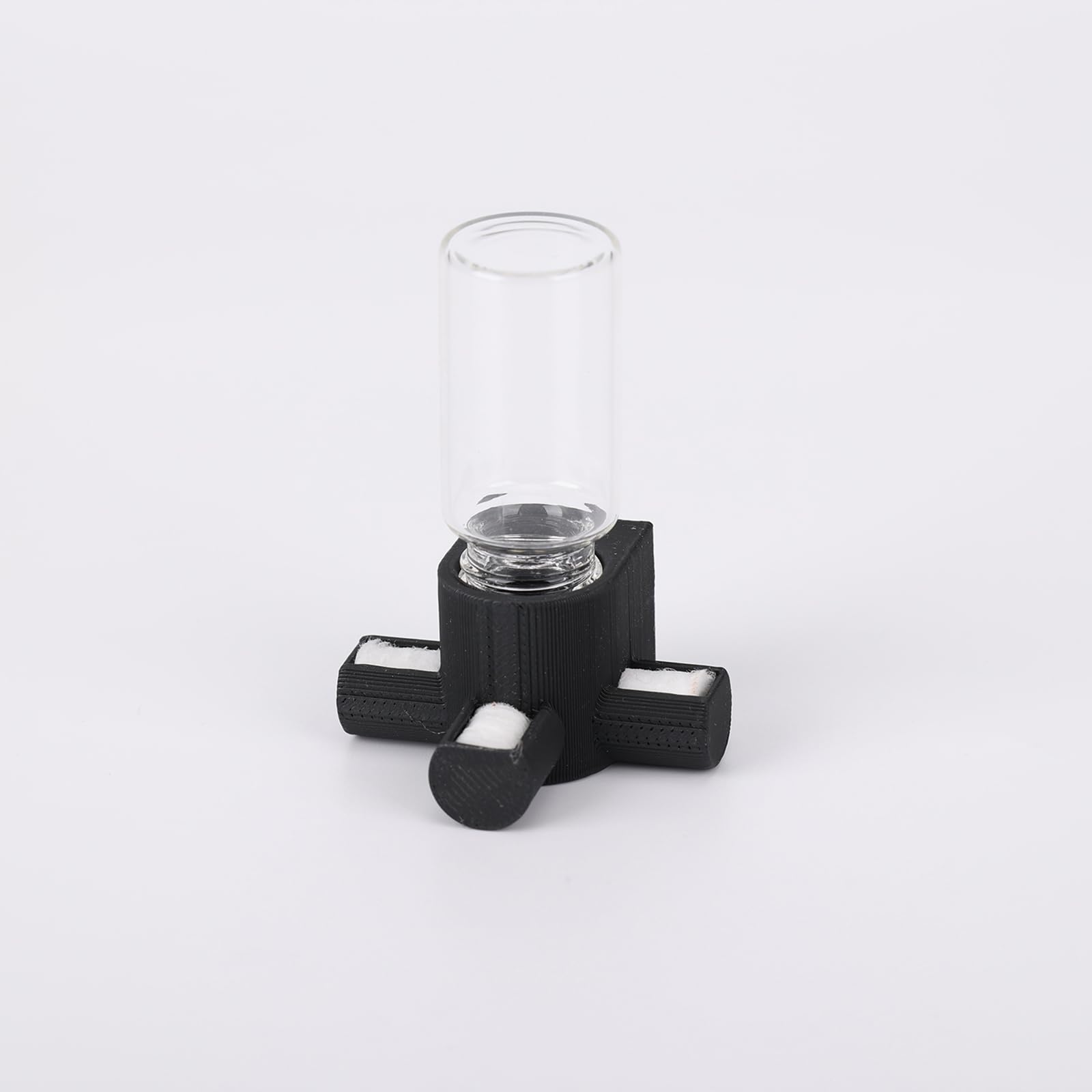 Photo 1 of Daerky Jumping Spider Water Dispenser, Magnetic Hanging Feeder,Suitable for Jumping Spiders,Tarantulas, Praying Mantises,Arboreal Animals, and Other Small Animal Enclosure Accessories,5ML (Black)