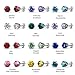 Rtimer Platinum Plated Womens Stud Earrings Birthstone Earring,5mm 12 colorway (Amethyst)