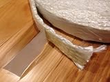 Liberty Supply Adhesive Backed Wood Stove Door Gasket, Fiberglass Rope Seal. Flat 1/8" x 1" wide x 10 ft. roll