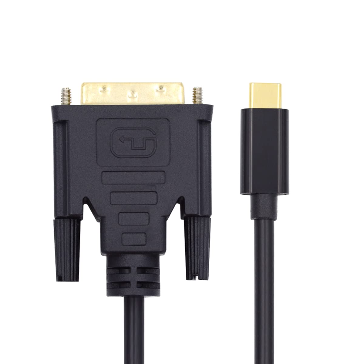 CY Type-C Video Cable USB 3.1 USB-C to DVI Support 1080p 60hz Cable 1.8m for Monitor Laptop HDTV — image 1