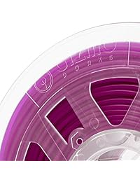 gizmodorks 1,75 mm PLA filamento 1 kg 2.2lb para impresoras 3d, color morado translúcido