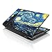 LSS 15 15.6 Inches Laptop Notebook Skin Sticker with 2 Wrist Pads - Reusable Cover Protector Vinyl Sticker Cover Decal Fits 13