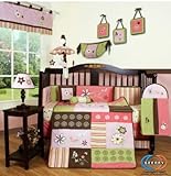 GEENNY Boutique 13 Piece Crib Bedding Set, Floral Dream