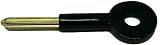 fiXte 2 x Universal Brass Star Keys 80mm for Rack Bolt Door Window Security view 3
