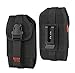 For Samsung Galaxy J7 / J7 2017 / J7 Perx / J7V / J7 Prime / Halo / Reiko Black Rugged Holster Clip Pouch W/ Card Pocket (Large Size Fits W/ Hybrid Case on) and Zoomazig Stylus