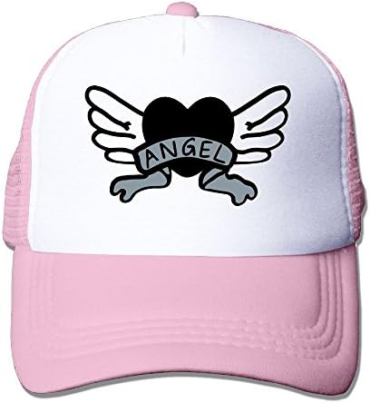 Heart Angel Wings Big Foam Snapback Caps Mesh Back Adjustable Cap