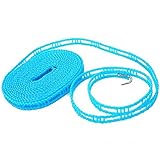 Bestwishes2u Slip clothesline wind fence type clothesline, drying by rope 5 m travel hanging on clothesline