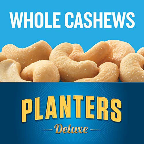 Planters Deluxe Lightly Salted Whole Cashews (8.5 oz Jars, Pack of 3