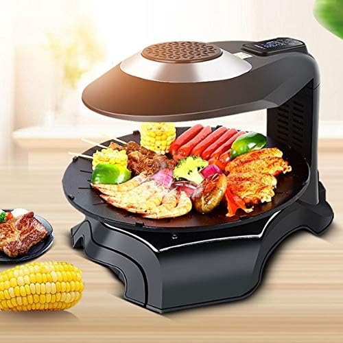 review UXZDX CUJUX Smokeless Barbecue Grill Multifunctional Electric Barbecue Grill Environmental Protection Infrared Barbecue Grill