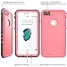 iPhone 8 Plus Case, NexCase Waterproof Full-Body Rugged Case with Built-in Screen Protector for Apple iPhone 7 Plus 2016 / iPhone 8 Plus 2017 Release (Pink)