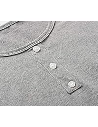 Latuza - Pijamas de algodón macizo para hombre