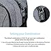 Dr.meter Business Laptop Backpack, Anti Theft Waterproof Travel Laptop Backpack with USB Charging Port & Headphone Interface for College Travel Backpack Designed for 17-inch Notebook, Grey