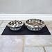 Pet Food Mat for Dogs and Cats Premium Grade Black Silicone Easy to Clean Indoor and Outdoor Use, 23.5 x .4 x 15.5 Inches
