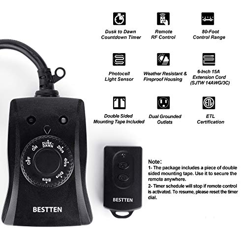 1 BESTTEN+Outdoor+Grounded+Outlets+Photocell
