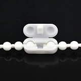 First Blinds 4.5mm Beaded Chain Cord for Roller Romans White Plastic view 5