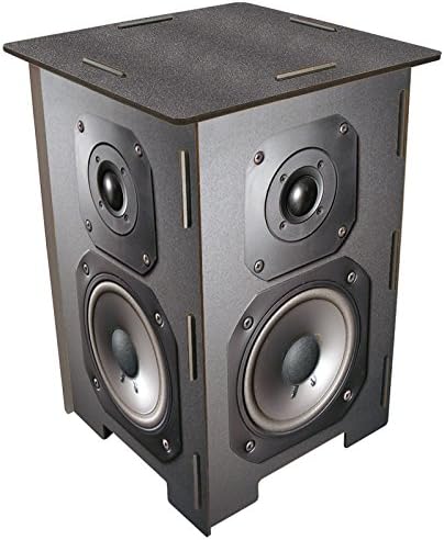 homelife24 Werkhaus SH8121 Stool in Loudspeaker Box