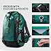 OutdoorMaster Hiking Backpack 45L - w/ Waterproof Cover - Light Green - UPGRADED