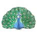 Wildlife Artists Peacock Plush Toy 10" H