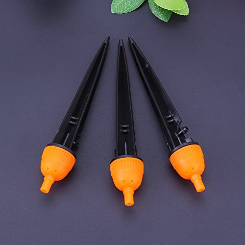 STORE-HOMER - 20pcs Garden Irrigation Watering Drippers Adjustable Emitters Stake 360 Drip For micro-irrigation Garden flower - Thumbnail 5