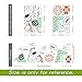 DKTIE Cute Animal Wall Stickers Decals for Kids Room Bedroom Baby Room Wall Decor Sticker ，Two Pieces Combination 4060cm/15.723.6inch