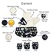 ALVABABY New Positioning and Printed Design Reuseable Washable Pocket Cloth Diaper 6 Nappies + 12 Inserts 6DM40