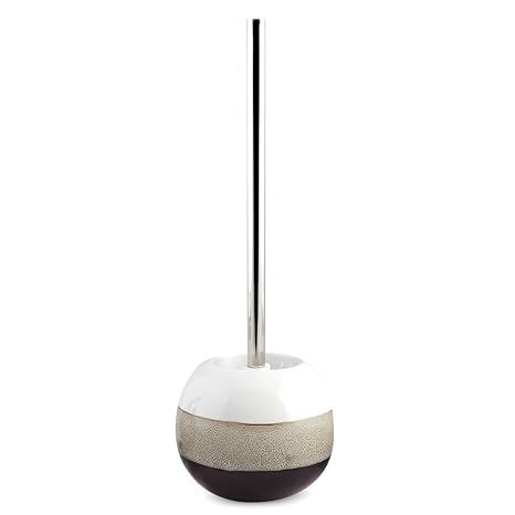 Beige Braune WC-Bürste - Toilettenbürste Klobürste aus Keramik