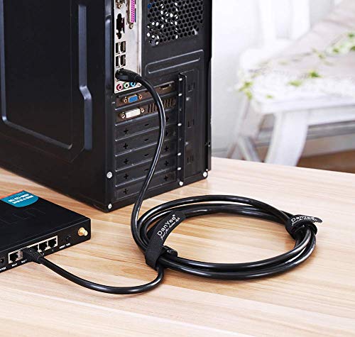 CAT8 Ethernet Cable DanYee 40Gbps 2000Mhz High Speed Gigabit SSTP LAN Network Internet Cables with RJ45 Gold Plated Connector for Use of Smart Office Smart Home System iOT Gaming Movie (6FT) - Thumbnail 3