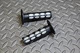 ATV handlebar grips Vito's BLACK GRAY 7/8 for twist