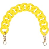 Plastic Chain Strap Replacement Bag Chain Handbag Handles Flat Handbag Strap Replacement for DIY Purse Cross Body Bag Shopping Tote Purse