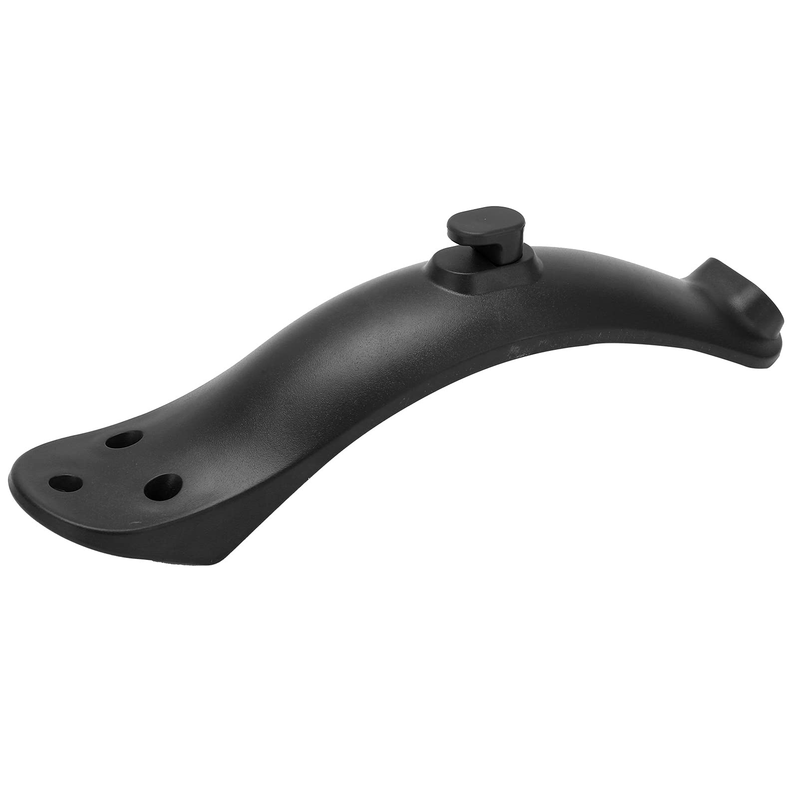 Rear Mudguard, Electric Scooter Rear Mudguard Rear Splash Guard Scooter Replacement Rear Short Rear with Hook for M365/M365 /PRO/M365 PRO2/1S/LITE, ABS + PC(Black)