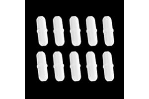 SWANSOFT 10 Pcs 30mm/1.18 Inch PTFE Magnetic Stirrer Mixer Stir Bar, High Temperature Magnetic Stir Bar, Lab Stir Bar