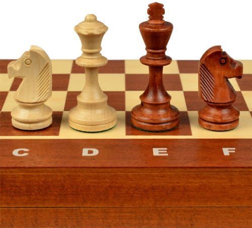 Tournament No. 4 Staunton European Wood Chess Set by Wegiel