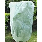 PHI VILLA Plant Cover for Winter, 1.5 oz Fabric of 75" x 63", Thick Plant Protector Bags Frost Protection, 1-Pack
