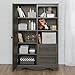 South Shore Savannah Armoire with Drawers, Gray Maple