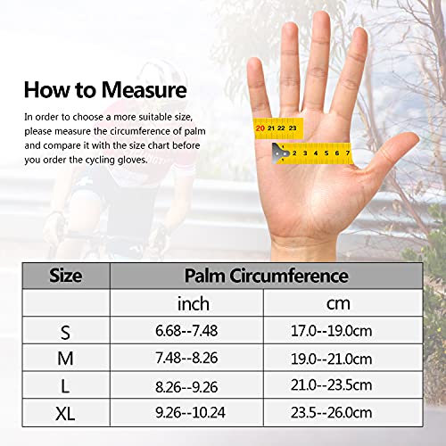 NICEWIN Fietshandschoenen Mountainbike Motorcycle-2020 Upgrade Klassieke Halfvinger Road Fietshandschoen voor Mannen… - Image 7