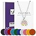 INLIFE [Upgraded] Aromatherapy Essential Oil Diffuser Necklace, Tree of Life Locket Pendant, 24
