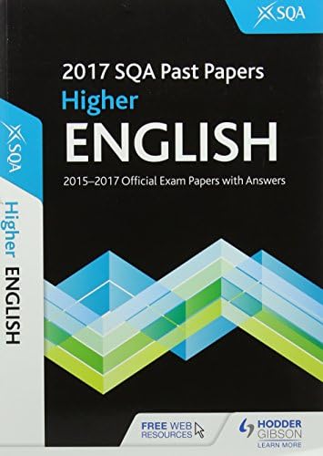 Higher English 2017-18 SQA Past Papers with Answers Paperback – 27 Oct. 2017