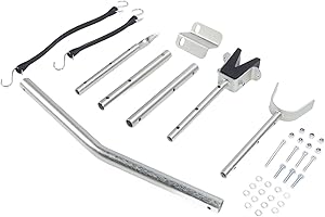Outboard Motor Transom Saver Adjustable 28 59in Heavy Duty Metal Boat Transom Saver for Up to Superior Strength Fitment with 