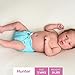 Blueberry Organic Newborn Simplex All in One Cloth Diapers, Bundle of 2, Made in USA (Elephants)