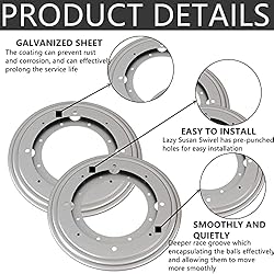 RHBLME 2 Pack Lazy Susan Hardware 12