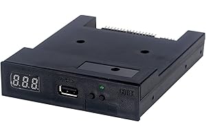GoTEK SFR1M44-U100 3.5 Inch 1.44MB USB SSD Floppy Drive Emulator Black