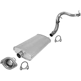 Exhaust Muffler System Pipe Clamps Made in USA Replacement Parts For 2002 2003 2004 2005 2006 2007 Jeep Liberty 2.4 3.7